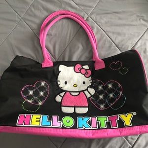 Gently Used Hello Kitty Overnight/Duffle Bag